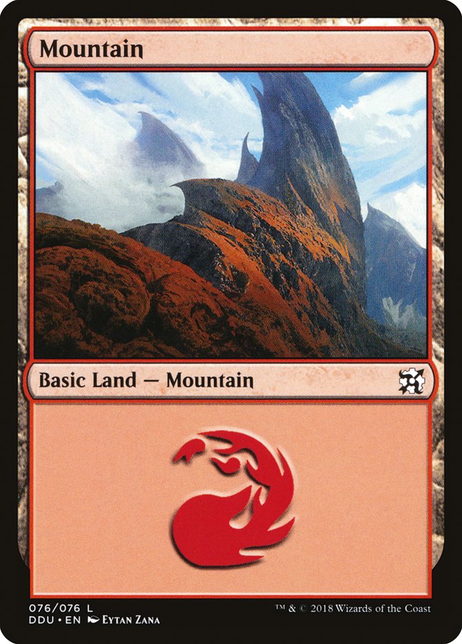 Mountain (76) [Duel Decks: Elves vs. Inventors] | Game Master's Emporium (The New GME)