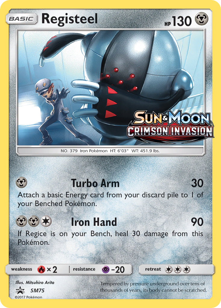 Registeel (SM75) [Sun & Moon: Black Star Promos] | Game Master's Emporium (The New GME)