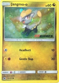 Jangmo-o (75/111) (Cosmos Holo) (EB Games Promo) [Sun & Moon: Crimson Invasion] | Game Master's Emporium (The New GME)