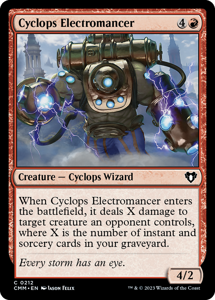 Cyclops Electromancer [Commander Masters] | Game Master's Emporium (The New GME)