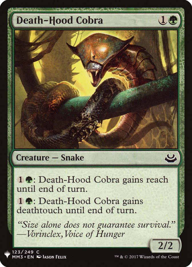 Death-Hood Cobra [Mystery Booster] | Game Master's Emporium (The New GME)