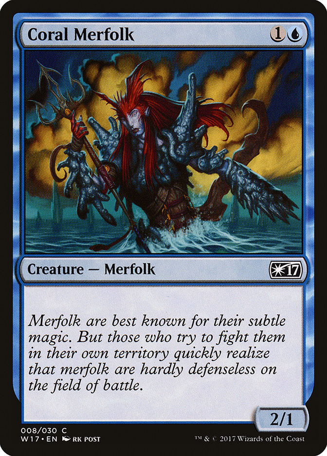 Coral Merfolk [Welcome Deck 2017] | Game Master's Emporium (The New GME)