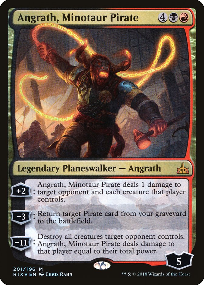 Angrath, Minotaur Pirate [Rivals of Ixalan] | Game Master's Emporium (The New GME)