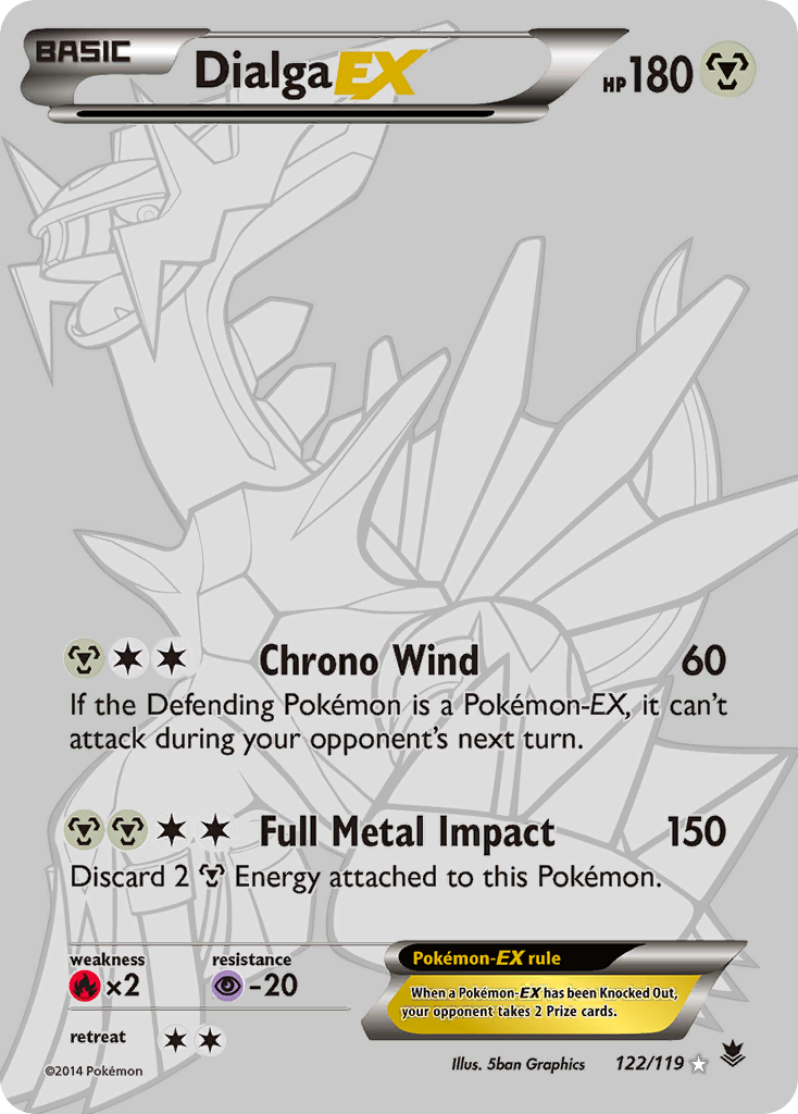 Dialga EX (122/119) [XY: Phantom Forces] | Game Master's Emporium (The New GME)