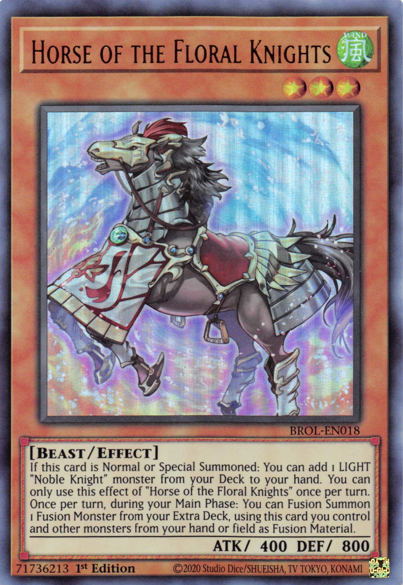 Horse of the Floral Knights [BROL-EN018] Ultra Rare | Game Master's Emporium (The New GME)