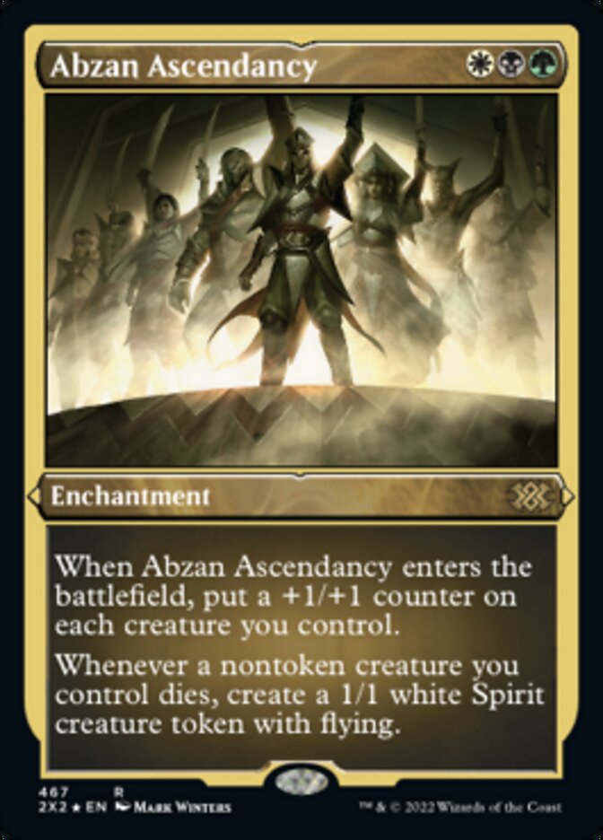 Abzan Ascendancy (Foil Etched) [Double Masters 2022] | Game Master's Emporium (The New GME)