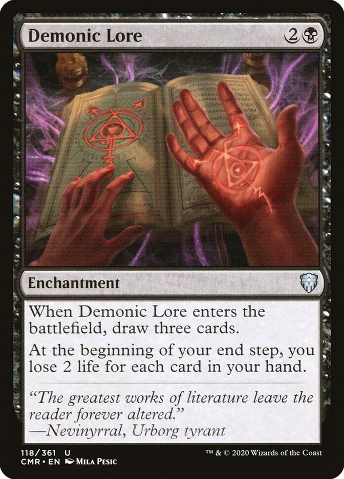 Demonic Lore [Commander Legends] | Game Master's Emporium (The New GME)