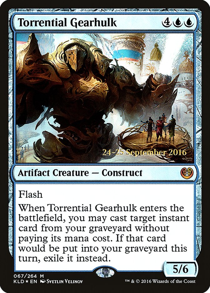 Torrential Gearhulk [Kaladesh Prerelease Promos] | Game Master's Emporium (The New GME)