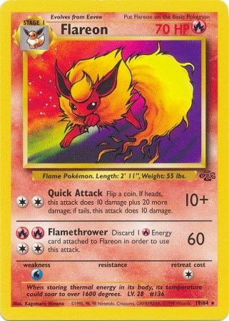 Flareon (19/64) [Jungle Unlimited] | Game Master's Emporium (The New GME)