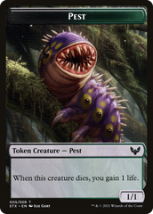 Pest // Jace, Telepath Unbound Emblem Double-Sided Token [Secret Lair: From Cute to Brute Tokens] | Game Master's Emporium (The New GME)