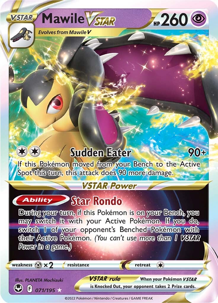 Mawile VSTAR (071/195) [Sword & Shield: Silver Tempest] | Game Master's Emporium (The New GME)