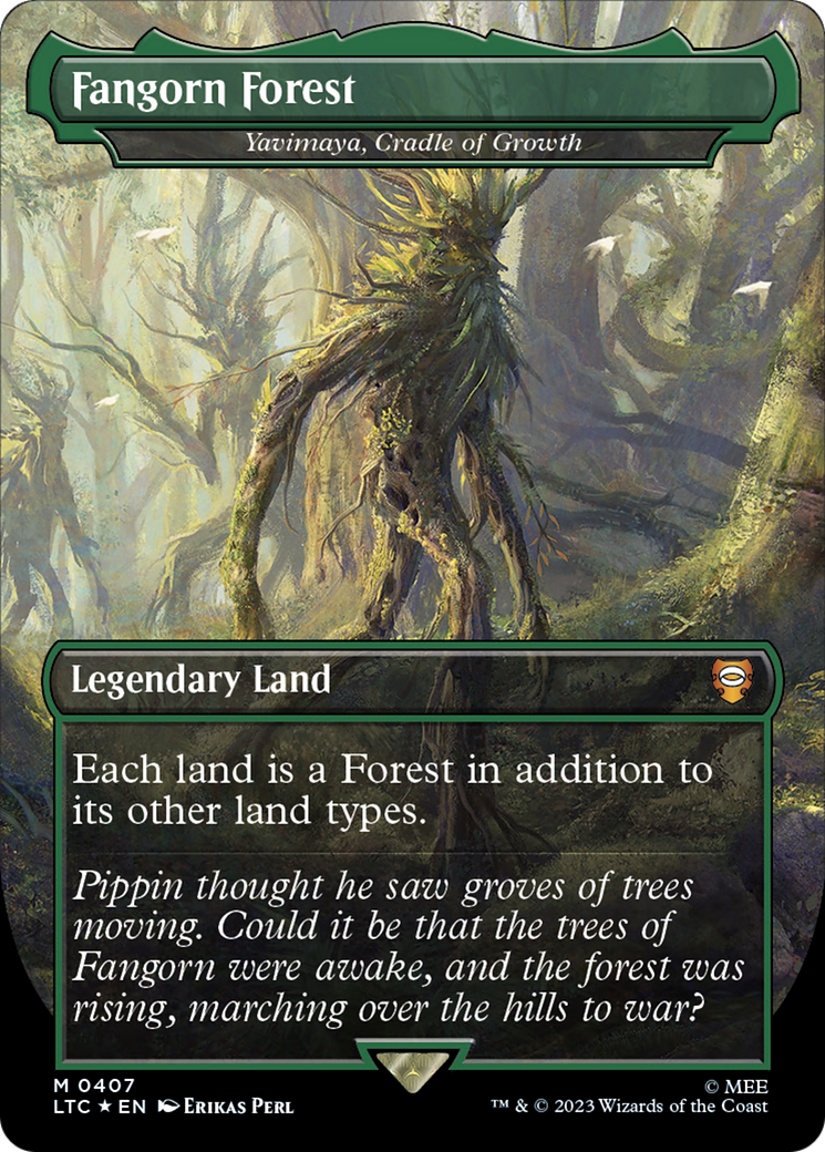 Fangorn Forest - Yavimaya, Cradle of Growth (Surge Foil Realms and Relics) [The Lord of the Rings: Tales of Middle-Earth Commander] | Game Master's Emporium (The New GME)