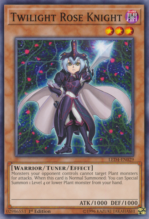 Twilight Rose Knight [LED4-EN029] Common | Game Master's Emporium (The New GME)