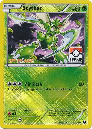 Scyther (4/108) (League Promo 3rd Place) [Black & White: Dark Explorers] | Game Master's Emporium (The New GME)