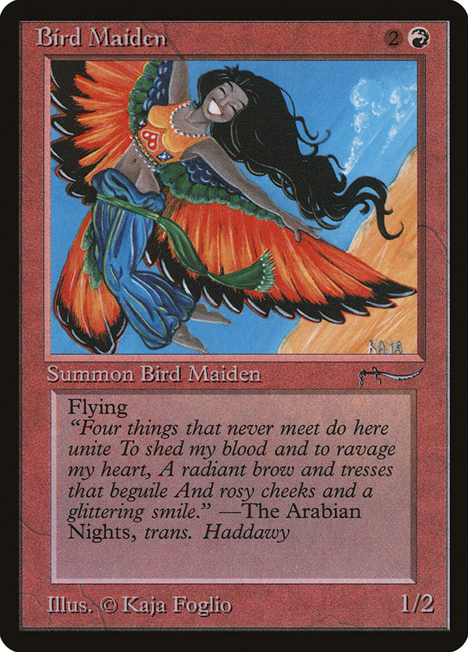 Bird Maiden (Dark Mana Cost) [Arabian Nights] | Game Master's Emporium (The New GME)