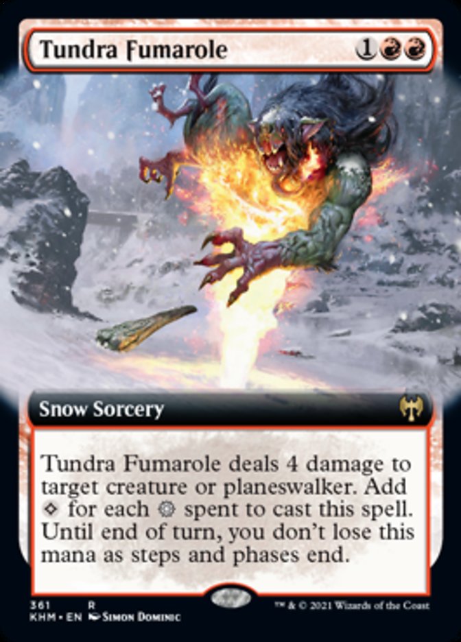 Tundra Fumarole (Extended Art) [Kaldheim] | Game Master's Emporium (The New GME)