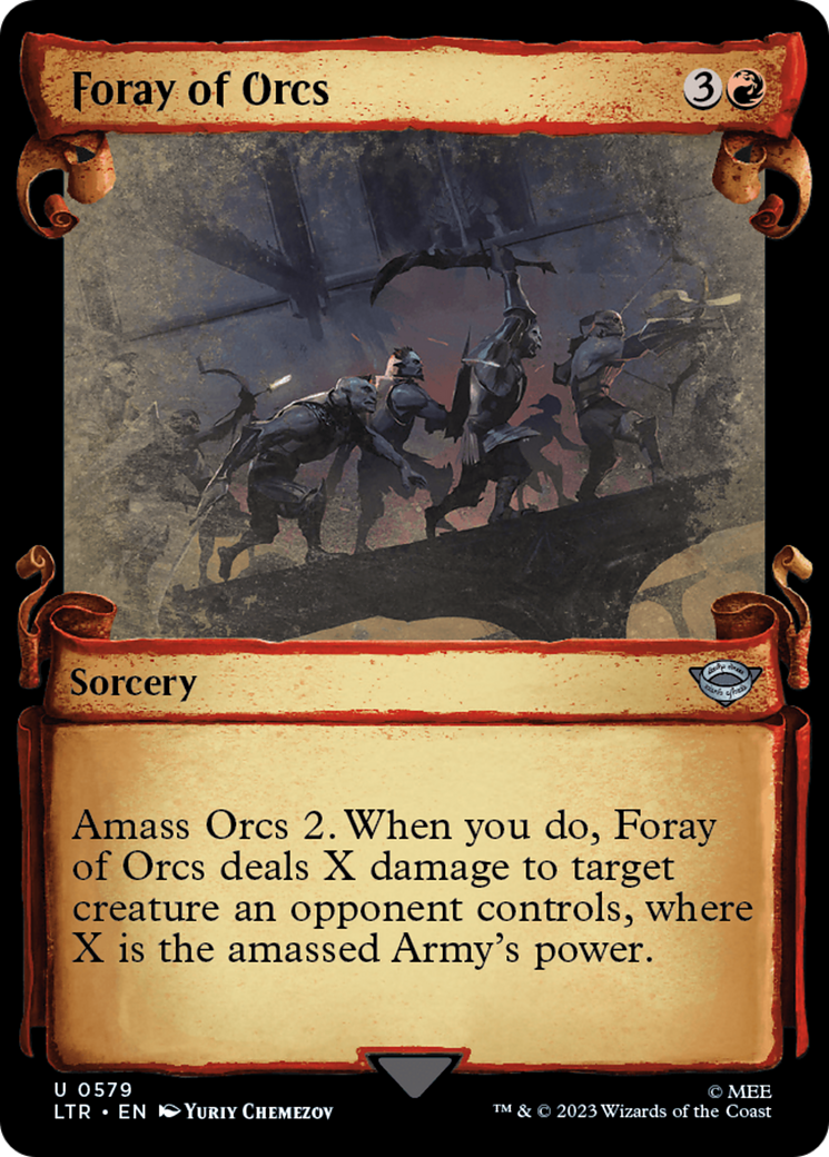 Foray of Orcs [The Lord of the Rings: Tales of Middle-Earth Showcase Scrolls] | Game Master's Emporium (The New GME)