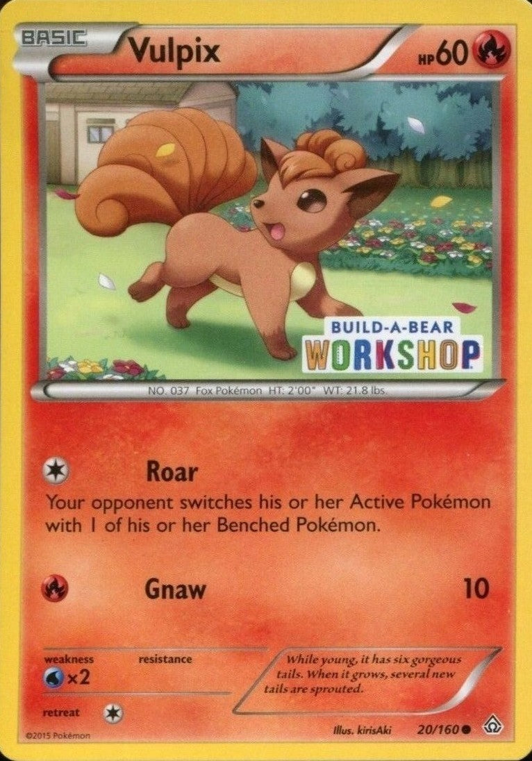 Vulpix (20/160) (Build A Bear Workshop Exclusive) [XY: Primal Clash] | Game Master's Emporium (The New GME)