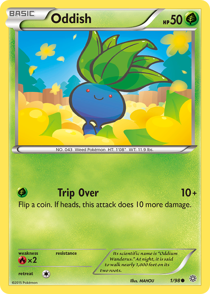 Oddish (1/98) [XY: Ancient Origins] | Game Master's Emporium (The New GME)