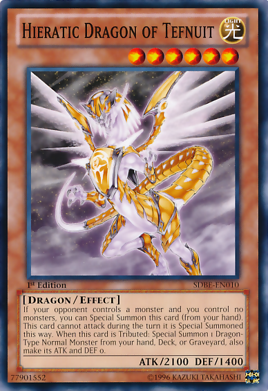 Hieratic Dragon of Tefnuit [SDBE-EN010] Common | Game Master's Emporium (The New GME)