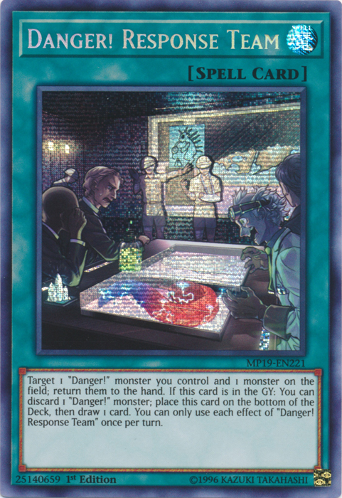 Danger! Response Team [MP19-EN221] Prismatic Secret Rare | Game Master's Emporium (The New GME)