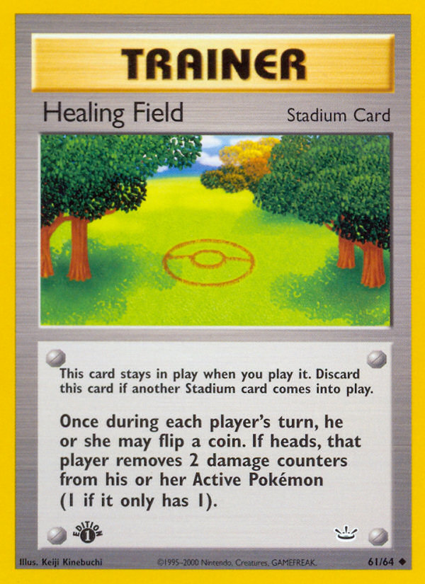 Healing Field (61/64) [Neo Revelation 1st Edition] | Game Master's Emporium (The New GME)