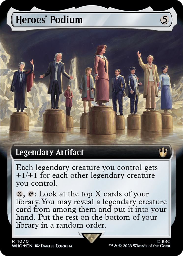 Heroes' Podium (Extended Art) (Surge Foil) [Doctor Who] | Game Master's Emporium (The New GME)
