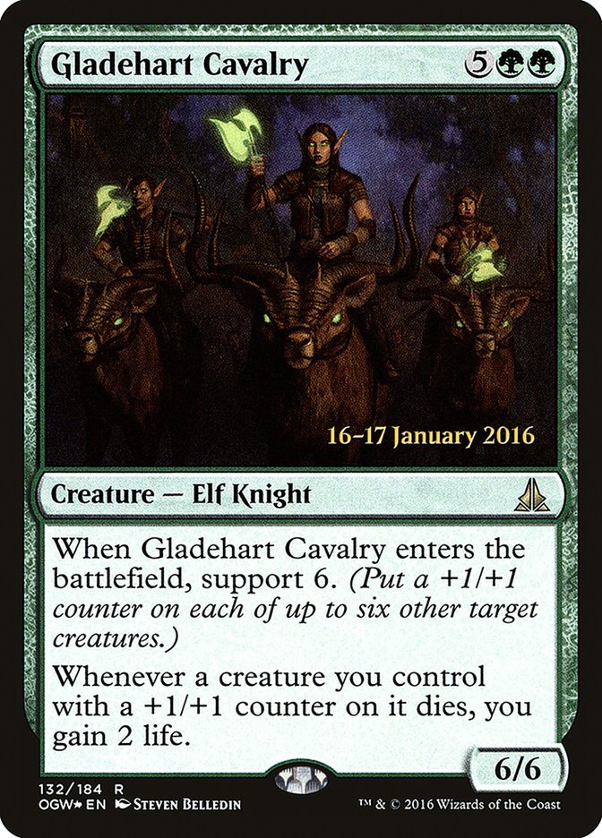 Gladehart Cavalry [Oath of the Gatewatch Prerelease Promos] | Game Master's Emporium (The New GME)