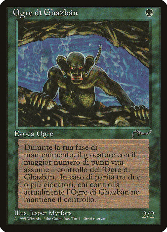 Ghazban Ogre (Italian) "Ogre di Ghazban" [Rinascimento] | Game Master's Emporium (The New GME)