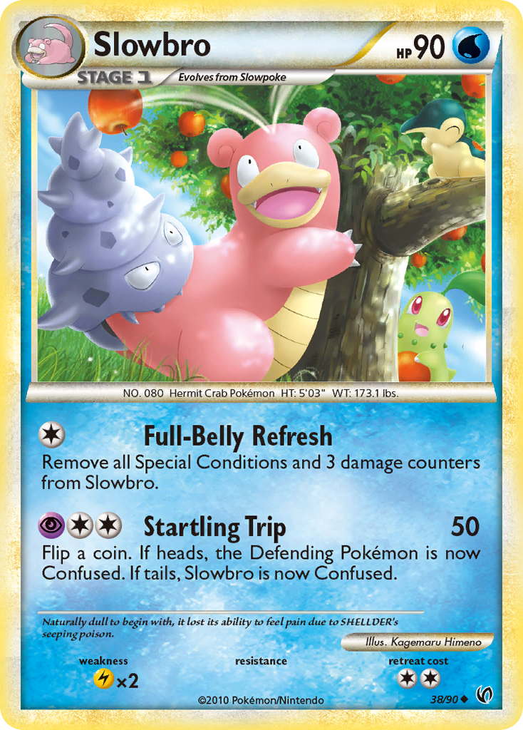 Slowbro (38/90) [HeartGold & SoulSilver: Undaunted] | Game Master's Emporium (The New GME)