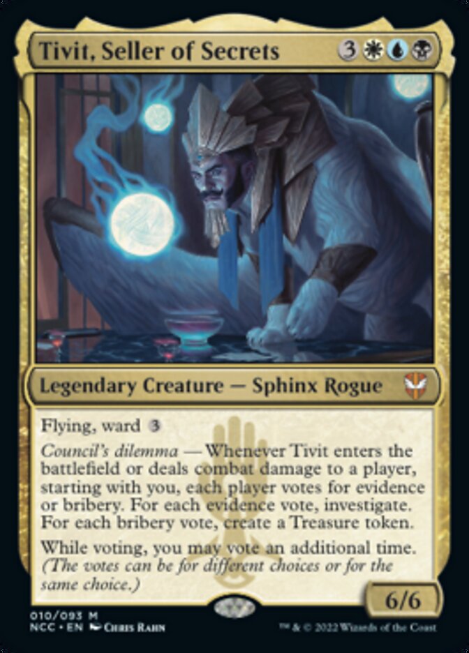 Tivit, Seller of Secrets [Streets of New Capenna Commander] | Game Master's Emporium (The New GME)