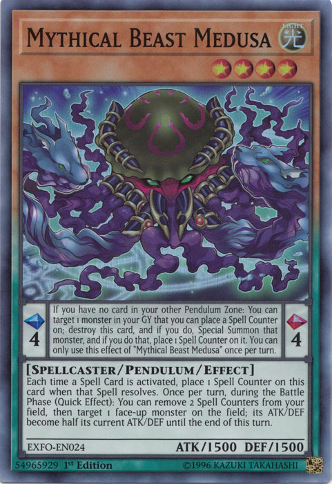 Mythical Beast Medusa [EXFO-EN024] Super Rare | Game Master's Emporium (The New GME)