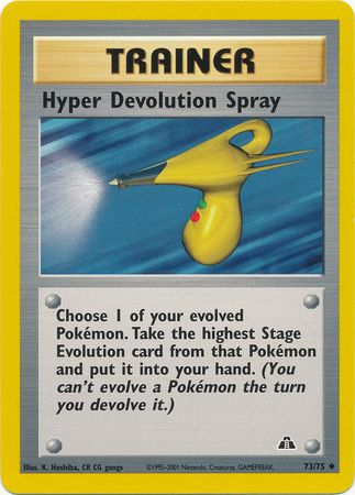 Hyper Devolution Spray (73/75) [Neo Discovery Unlimited] | Game Master's Emporium (The New GME)