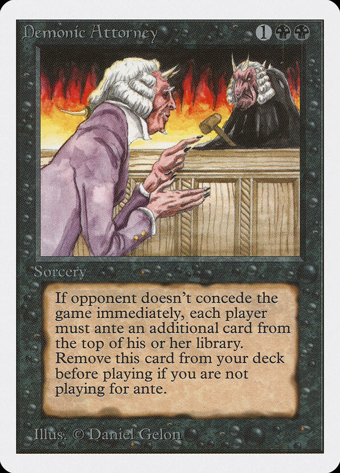 Demonic Attorney [Unlimited Edition] | Game Master's Emporium (The New GME)