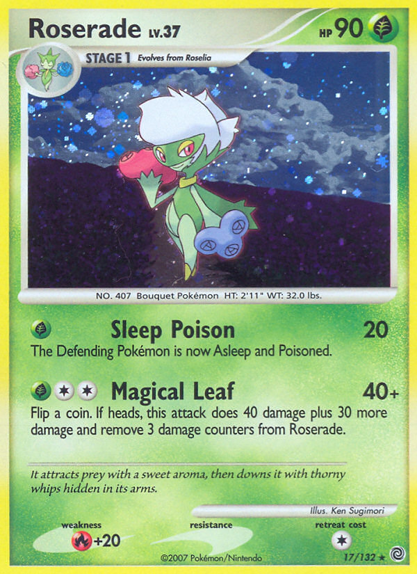 Roserade (17/132) [Diamond & Pearl: Secret Wonders] | Game Master's Emporium (The New GME)