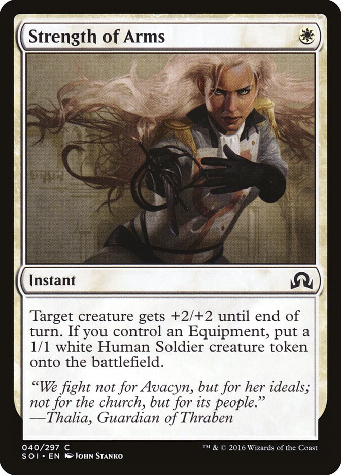 Strength of Arms [Shadows over Innistrad] | Game Master's Emporium (The New GME)