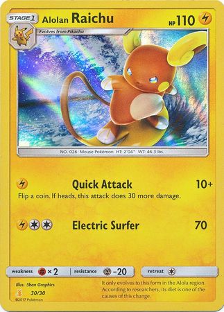 Alolan Raichu (30/30) [Sun & Moon: Trainer Kit - Alolan Raichu] | Game Master's Emporium (The New GME)