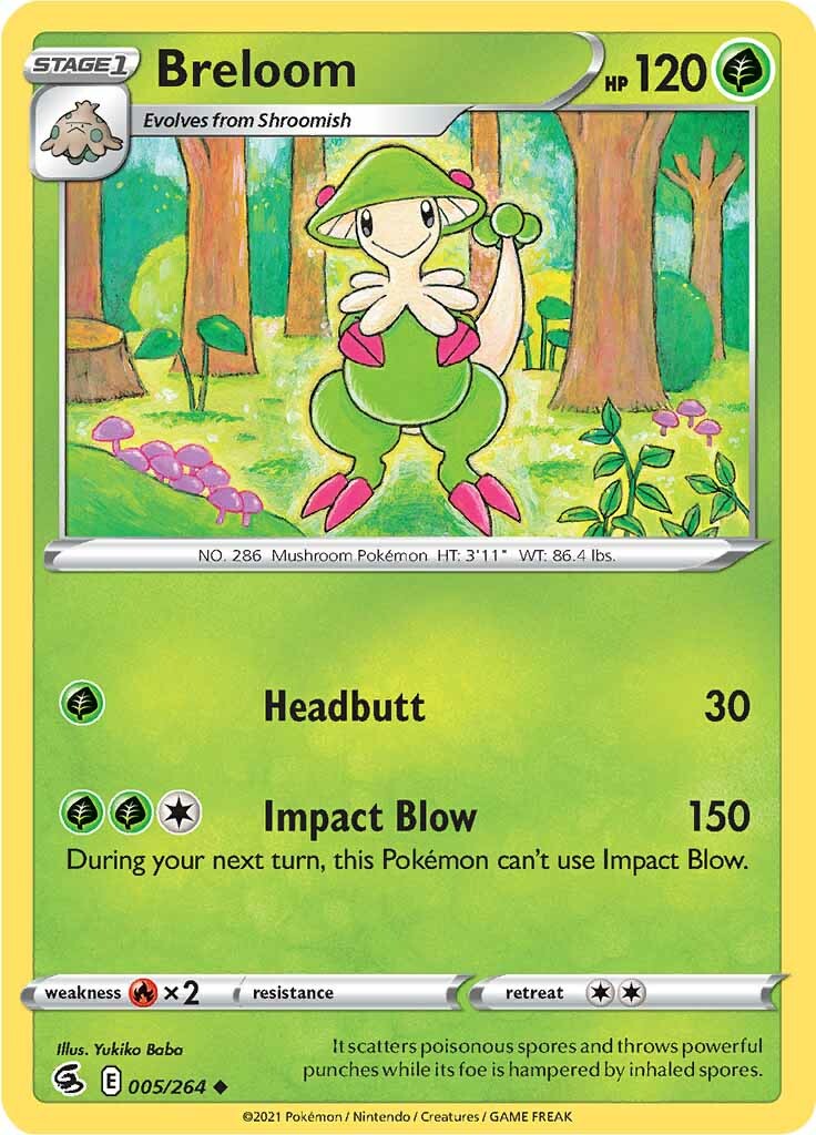 Breloom (005/264) [Sword & Shield: Fusion Strike] | Game Master's Emporium (The New GME)