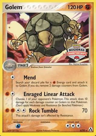 Golem (6/92) (Regional Championship Promo) [EX: Legend Maker] | Game Master's Emporium (The New GME)