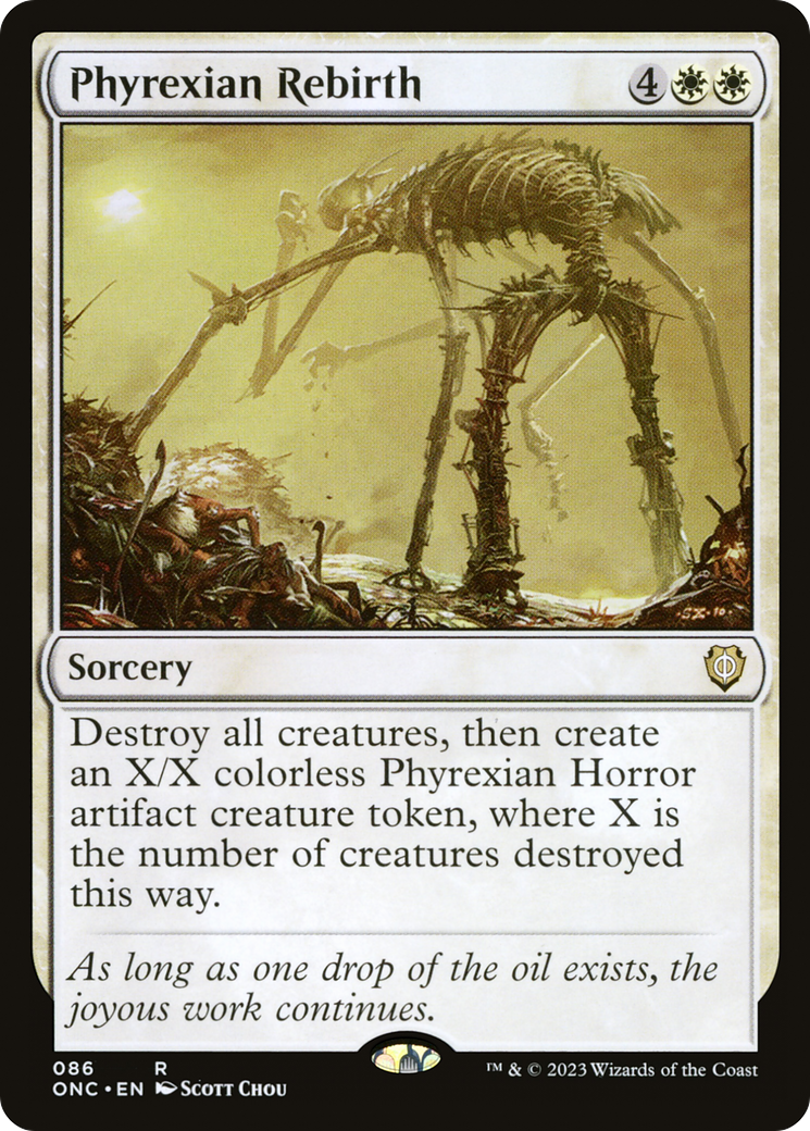 Phyrexian Rebirth [Phyrexia: All Will Be One Commander] | Game Master's Emporium (The New GME)