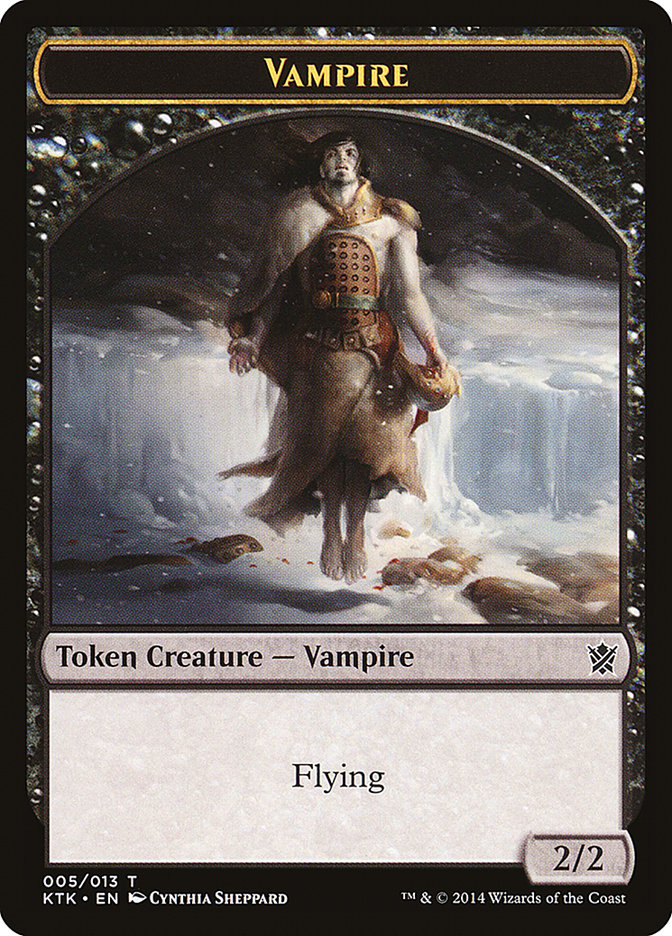 Vampire Token [Khans of Tarkir Tokens] | Game Master's Emporium (The New GME)