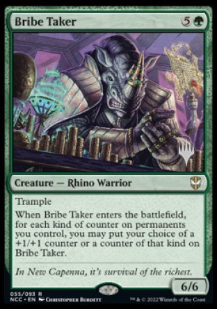 Bribe Taker (Promo Pack) [Streets of New Capenna Commander Promos] | Game Master's Emporium (The New GME)