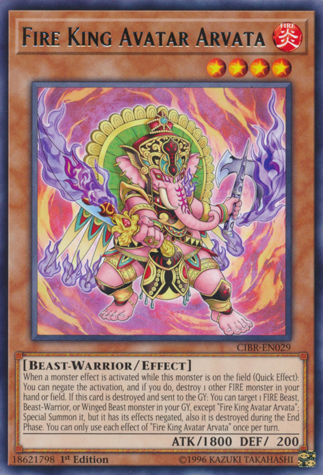 Fire King Avatar Arvata [CIBR-EN029] Rare | Game Master's Emporium (The New GME)