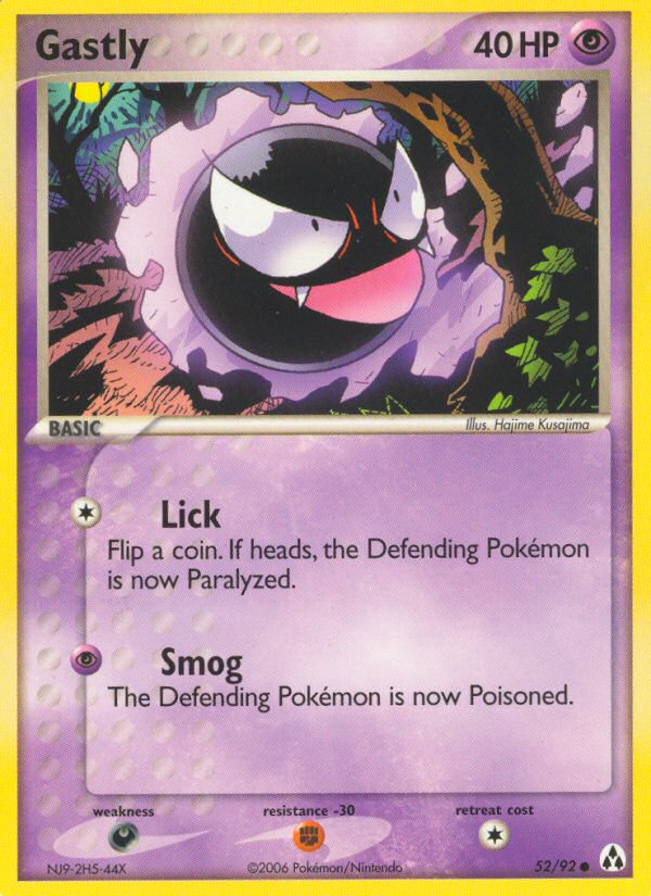 Gastly (52/92) [EX: Legend Maker] | Game Master's Emporium (The New GME)