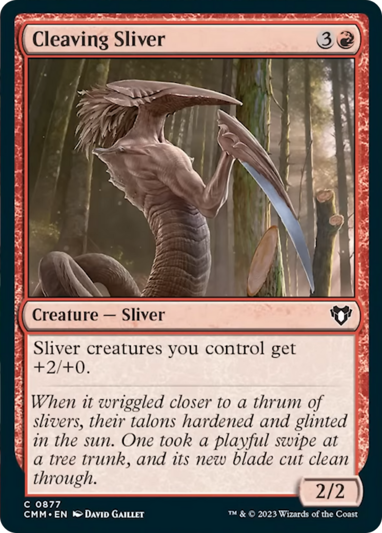 Cleaving Sliver [Commander Masters] | Game Master's Emporium (The New GME)