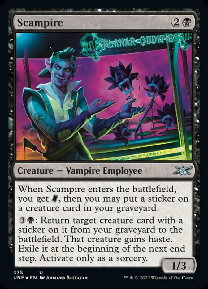 Scampire (Galaxy Foil) [Unfinity] | Game Master's Emporium (The New GME)