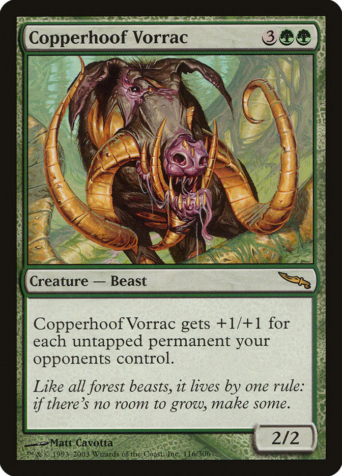 Copperhoof Vorrac [Mirrodin] | Game Master's Emporium (The New GME)