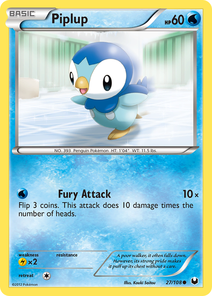 Piplup (27/108) [Black & White: Dark Explorers] | Game Master's Emporium (The New GME)