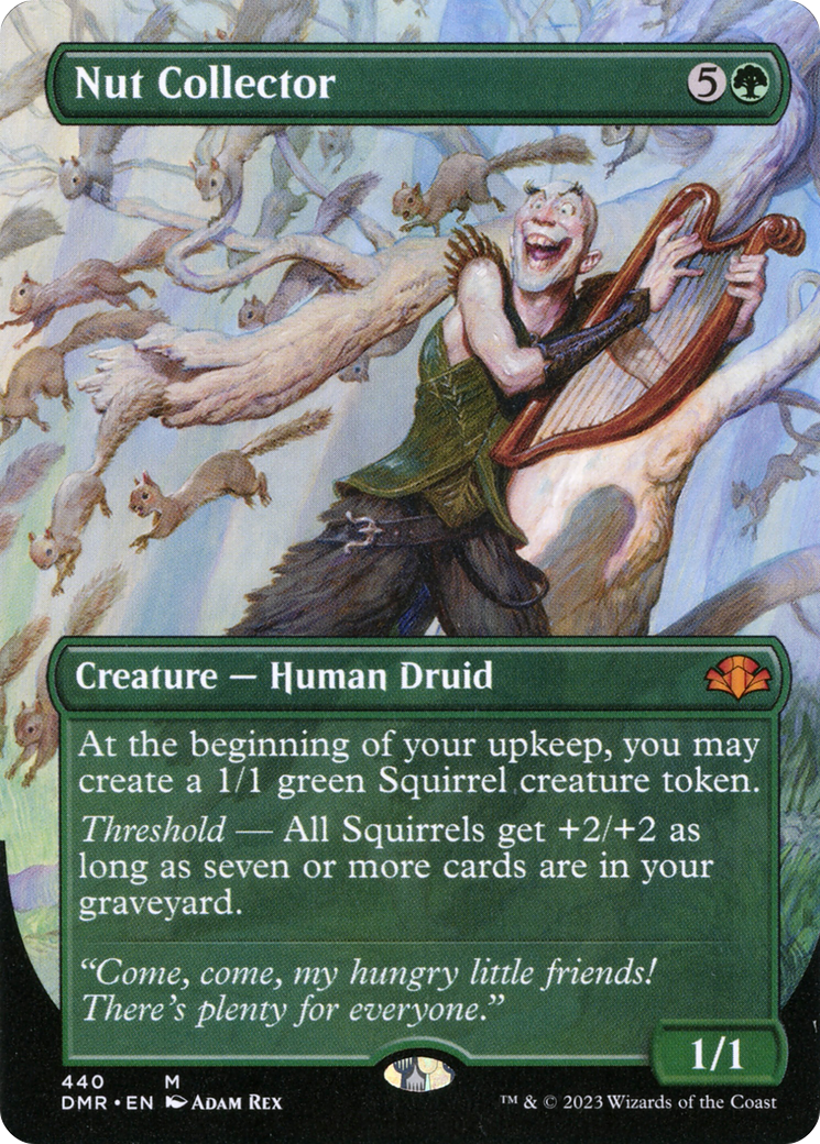 Nut Collector (Borderless Alternate Art) [Dominaria Remastered] | Game Master's Emporium (The New GME)