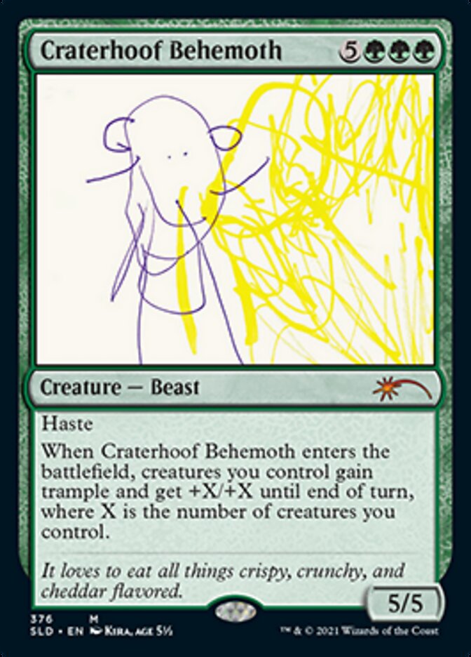 Craterhoof Behemoth (376) [Secret Lair Drop Series] | Game Master's Emporium (The New GME)